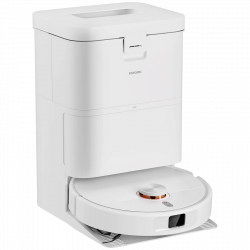 Aspirator robot Xiaomi Robot Vacuum H50 EU, 55 W, 10 000 Pa, 120 min, 280 ml, Spălare mopuri, Navigație laser LDS, Stație de încărcare automată, Alb