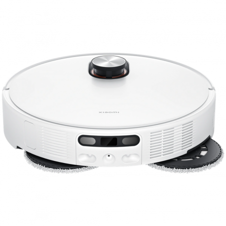 Aspirator robot Xiaomi Robot Vacuum 5 EU OV31GL, 55 W, 20000 Pa, 140 min, recunoaștere AI, stație automată de spălare și uscare, navigație laser dToF, apă caldă 80 °C, alb