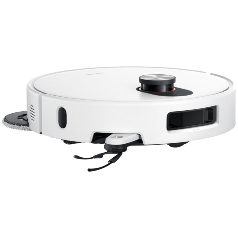 Aspirator robot Xiaomi Robot Vacuum 5 EU OV31GL, 55 W, 20000 Pa, 140 min, recunoaștere AI, stație automată de spălare și uscare, navigație laser dToF, apă caldă 80 °C, alb