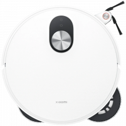 Aspirator robot Xiaomi Robot Vacuum 5 EU OV31GL, 55 W, 20000 Pa, 140 min, recunoaștere AI, stație automată de spălare și uscare, navigație laser dToF, apă caldă 80 °C, alb