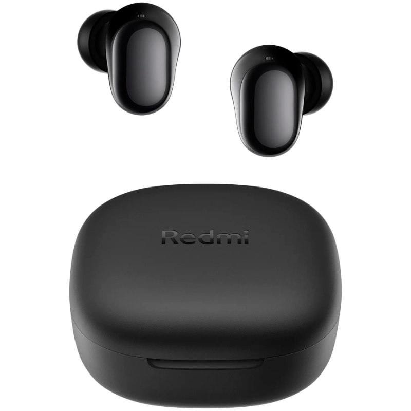 Căști fără fir Xiaomi Redmi Buds 6 Play BHR8776GL, 7,5 ore, rază de acțiune de 10 m, Bluetooth 5.4, IPX4, negru