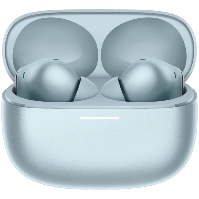 Căști Xiaomi Redmi Buds 8 Pro M2535E1 Glacier Blue, 8 ore, Bluetooth 5.4, IP54, ANC până la 55 dB, reducere a zgomotului cu AI, Hi-Res Audio/LDAC, Dolby Audio, albastru glaciar