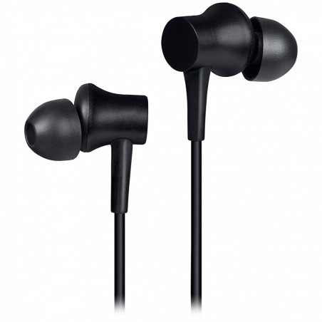 Căști Xiaomi Mi In-Ear Basic, 10 mm, cu cablu, 20 Hz–20 kHz, microfon încorporat, 3,5 mm, negru