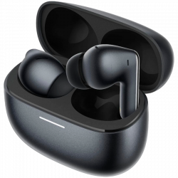 Căști Xiaomi Redmi Buds 8 Pro M2535E1 Obsidian Black, 8 ore, Bluetooth 5.4, IP54, ANC până la 55 dB, reducere a zgomotului cu AI, Hi-Res Audio/LDAC, Dolby Audio, Negru