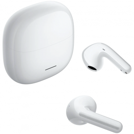Căști Xiaomi Redmi Buds 8 Active M2537E1, 7 ore, Bluetooth 5.4, IP54, difuzor cu membrană din titan, reducere a zgomotului cu AI, încărcare rapidă, alb