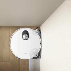 Aspirator robot Xiaomi Robot Vacuum 5 EU OV31GL, 55 W, 20000 Pa, 140 min, recunoaștere AI, stație automată de spălare și uscare, navigație laser dToF, apă caldă 80 °C, alb