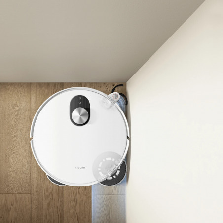 Aspirator robot Xiaomi Robot Vacuum 5 EU OV31GL, 55 W, 20000 Pa, 140 min, recunoaștere AI, stație automată de spălare și uscare, navigație laser dToF, apă caldă 80 °C, alb