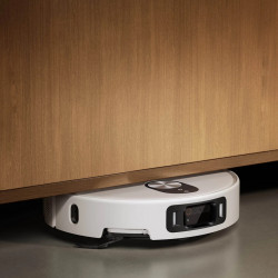 Aspirator robot Xiaomi Robot Vacuum 5 Pro EU OV21GL, 55 W, 20000 Pa, 140 min, cameră triplă AI de 5 MP cu funcție de recunoaștere, stație automată de spălare și uscare, navigație dToF retractabilă, apă la 80 °C, alb
