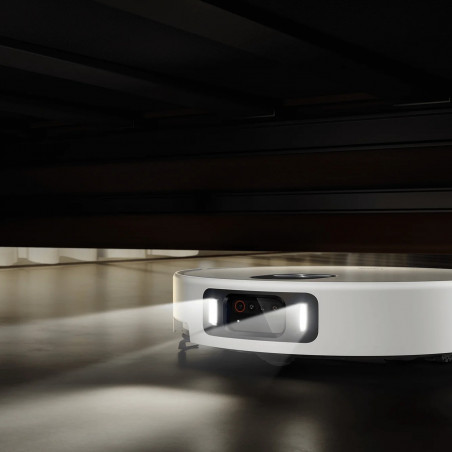 Aspirator robot Xiaomi Robot Vacuum 5 Pro EU OV21GL, 55 W, 20000 Pa, 140 min, cameră triplă AI de 5 MP cu funcție de recunoaștere, stație automată de spălare și uscare, navigație dToF retractabilă, apă la 80 °C, alb