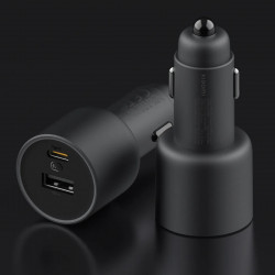 Încărcător auto Xiaomi Mi BHR6814GL, 67 W, 2 porturi de încărcare, indicator LED, negru