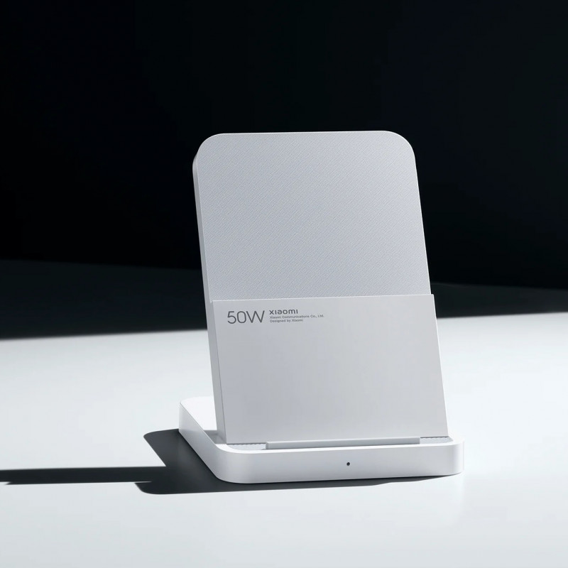 Încărcător wireless Xiaomi BHR7560GL, 50 W HyperCharge, USB-C, încărcare sigură, alb