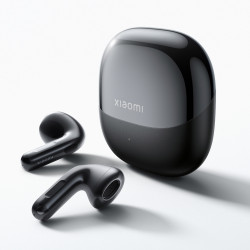 Căști Xiaomi Buds 6 M2540E1, 6 ore, Bluetooth 5.4, Hi-Res, aptX Lossless, reducere a zgomotului cu AI, ANC, sunet la 360°, IP54, negru grafit