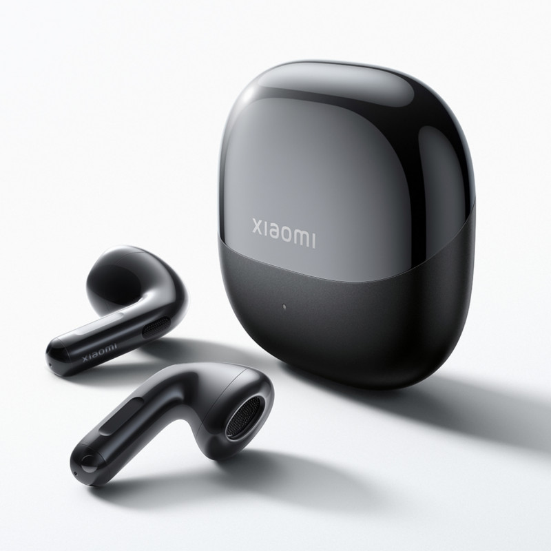 Căști Xiaomi Buds 6 M2540E1, 6 ore, Bluetooth 5.4, Hi-Res, aptX Lossless, reducere a zgomotului cu AI, ANC, sunet la 360°, IP54, negru grafit