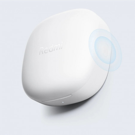 Căști fără fir Xiaomi Redmi Buds 6 Play BHR8773GL, 7,5 ore, rază de acțiune de 10 m, Bluetooth 5.4, IPX4, alb