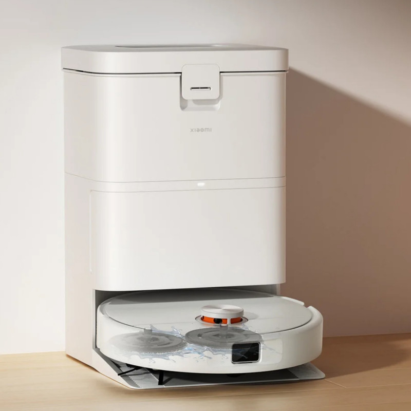 Aspirator robot Xiaomi Robot Vacuum H50 EU, 55 W, 10 000 Pa, 120 min, 280 ml, Spălare mopuri, Navigație laser LDS, Stație de încărcare automată, Alb