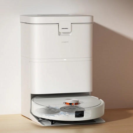 Aspirator robot Xiaomi Robot Vacuum H50 EU, 55 W, 10 000 Pa, 120 min, 280 ml, Spălare mopuri, Navigație laser LDS, Stație de încărcare automată, Alb