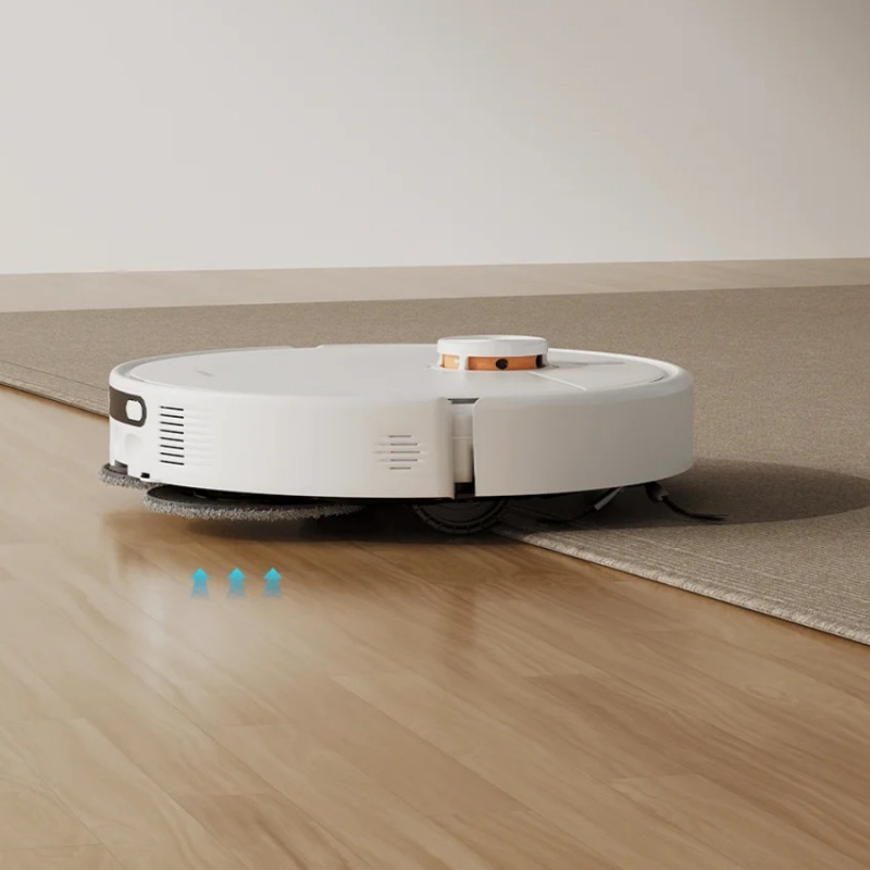Aspirator robot Xiaomi Robot Vacuum H50 EU, 55 W, 10 000 Pa, 120 min, 280 ml, Spălare mopuri, Navigație laser LDS, Stație de încărcare automată, Alb