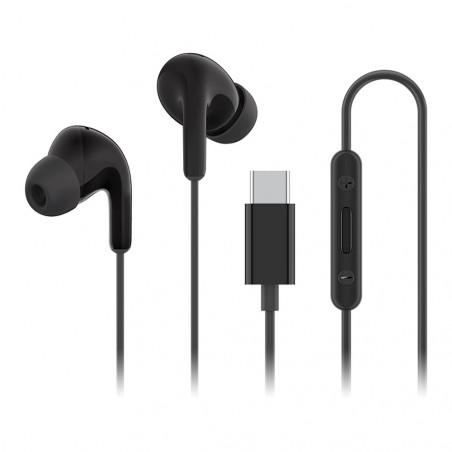 Căști Xiaomi BHR8930GL, 12,4 mm, cu cablu, 20 Hz–20 kHz, microfon încorporat, USB-C, IP54, negru