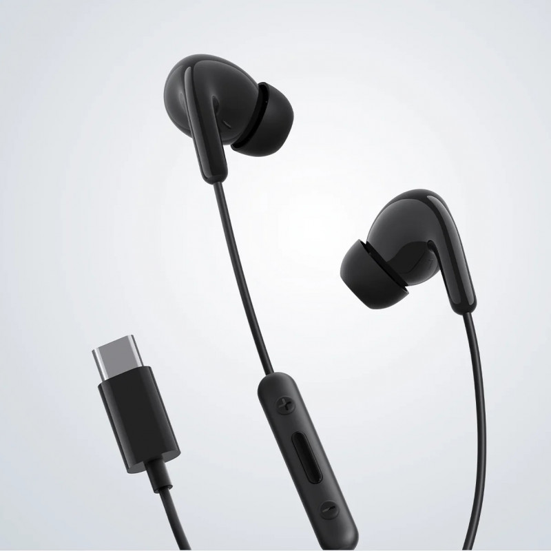 Căști Xiaomi BHR8930GL, 12,4 mm, cu cablu, 20 Hz–20 kHz, microfon încorporat, USB-C, IP54, negru