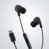 Căști Xiaomi BHR8930GL, 12,4 mm, cu cablu, 20 Hz–20 kHz, microfon încorporat, USB-C, IP54, negru