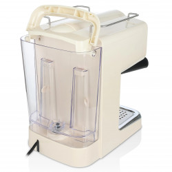 Mașină de espresso ZILAN ZLN2992, 1100 W, 15 bar, 1,25 l, preparare dublă, portafiltru, spumă de lapte caldă și rece, reglare a temperaturii, culoare crem