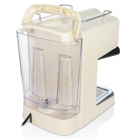 Mașină de espresso ZILAN ZLN2992, 1100 W, 15 bar, 1,25 l, preparare dublă, portafiltru, spumă de lapte caldă și rece, reglare a temperaturii, culoare crem