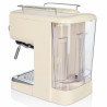 Mașină de espresso ZILAN ZLN2992, 1100 W, 15 bar, 1,25 l, preparare dublă, portafiltru, spumă de lapte caldă și rece, reglare a temperaturii, culoare crem