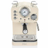 Mașină de espresso ZILAN ZLN2992, 1100 W, 15 bar, 1,25 l, preparare dublă, portafiltru, spumă de lapte caldă și rece, reglare a temperaturii, culoare crem