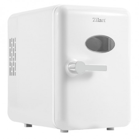 Mini-frigider portabil Zilan ZLN1153, 36 W, 4 l, 6 cutii, Răcire/încălzire, 10-75 °C, 240/12 V, Alb