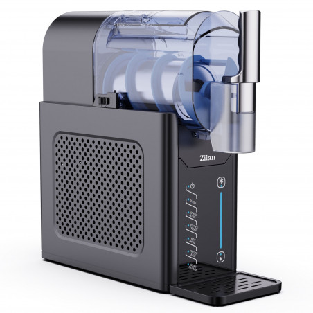 Aparat pentru deserturi înghețate (sorbet) Zilan ZLN4819, 200 W, 2 l, 5 programe automate, Control al consistenței, Autocurățare, LED, Negru