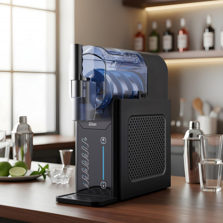 Aparat pentru deserturi înghețate (sorbet) Zilan ZLN4819, 200 W, 2 l, 5 programe automate, Control al consistenței, Autocurățare, LED, Negru