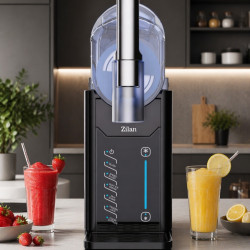 Aparat pentru deserturi înghețate (sorbet) Zilan ZLN4819, 200 W, 2 l, 5 programe automate, Control al consistenței, Autocurățare, LED, Negru