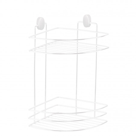 Metalife DB-716 suport de baie, 18x18x32,5 cm, 2 nișe, Bial