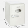 Mini-frigider portabil Zilan ZLN1153, 36 W, 4 l, 6 cutii, Răcire/încălzire, 10-75 °C, 240/12 V, Alb