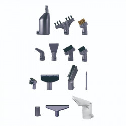Aspirator pentru curățarea covoarelor și tapițeriei Oliver Voltz OV51006A, 1750 W, 18 kPa, 1 l, ecran tactil, dezinfectare cu abur, accesorii, negru