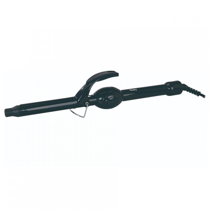 Ondulator de păr Oliver Voltz OV51102E19, 30 W, 19 mm, până la 190 °C, indicator LED, cablu rotativ la 360°, negru