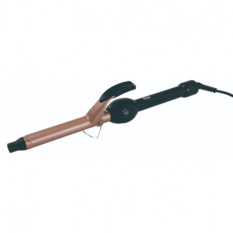 Ondulator de păr Oliver Voltz OV51102F19, 35 W, 19 mm, 120-200 °C, afișaj LCD, oprire automată, negru/auriu