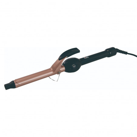 Ondulator de păr Oliver Voltz OV51102F19, 35 W, 19 mm, 120-200 °C, afișaj LCD, oprire automată, negru/auriu