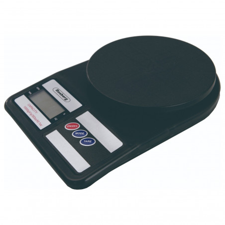 Cântar electronic de bucătărie Rosberg R51651A, 7 kg, afișaj LCD, oprire automată, negru