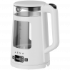 Ceainic electric AENO EK6 AEK0006, 2200 W, 1,7 l, 40-100 °C, STRIX, LED, perete dublu, filtru, bază rotativă la 360°, alb