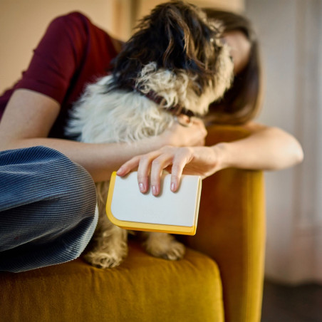 Instrument pentru îndepărtarea părului de animale Joseph Joseph CleanTech 3-în-1 6500037, Pentru locuri greu accesibile, Margine din cauciuc, Clește, Bej