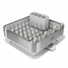 Uscator de vase Joseph Joseph Extend Steel Plus 6500041, Pana la 16 piese, Extensibil, Sine pentru pahare, Scurgere, Demontabil, Otel inoxidabil, Alb