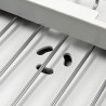 Uscator de vase Joseph Joseph Extend Steel Plus 6500041, Pana la 16 piese, Extensibil, Sine pentru pahare, Scurgere, Demontabil, Otel inoxidabil, Alb