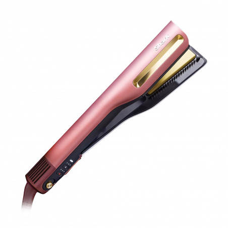 Aparat styling si uscator 2in1 Shark SilkiPro HT401EUPK, 1000 W, 3 viteze, 3 setări de temperatură, 100-220 °C, Heatsense, tehnologie Rapid Dry, roz