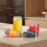 Storcator de fructe 3in1 Ninja NeverClog JC152EU, 150 W, 700 ml, Presare la rece, Taiere, Razuire, Filtre pentru pulpa, Gri