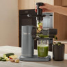 Storcator de fructe 3in1 Ninja NeverClog JC152EU, 150 W, 700 ml, Presare la rece, Taiere, Razuire, Filtre pentru pulpa, Gri