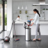 Aspirator fără sac Dyson Cinetic BigBall Absolute 2 447250-01, 700 W, 150 AW, 0,8 l, 35 de cicloni, Redresare automată în caz de răsturnare, 5 accesorii, nichel/albastru