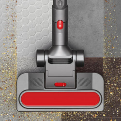 Aspirator fără sac Dyson Cinetic BigBall Absolute 2 447250-01, 700 W, 150 AW, 0,8 l, 35 de cicloni, Redresare automată în caz de răsturnare, 5 accesorii, nichel/albastru