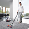 Aspirator fără sac Dyson Cinetic BigBall Absolute 2 447250-01, 700 W, 150 AW, 0,8 l, 35 de cicloni, Redresare automată în caz de răsturnare, 5 accesorii, nichel/albastru