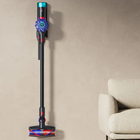 Aspirator vertical Dyson V10 Konical Moulded 419634-01, 150AW, 0,5 l, 60 min, 110 000 rpm, 3 moduri, HEPA, Golire igienică, Fără încurcături, Negru